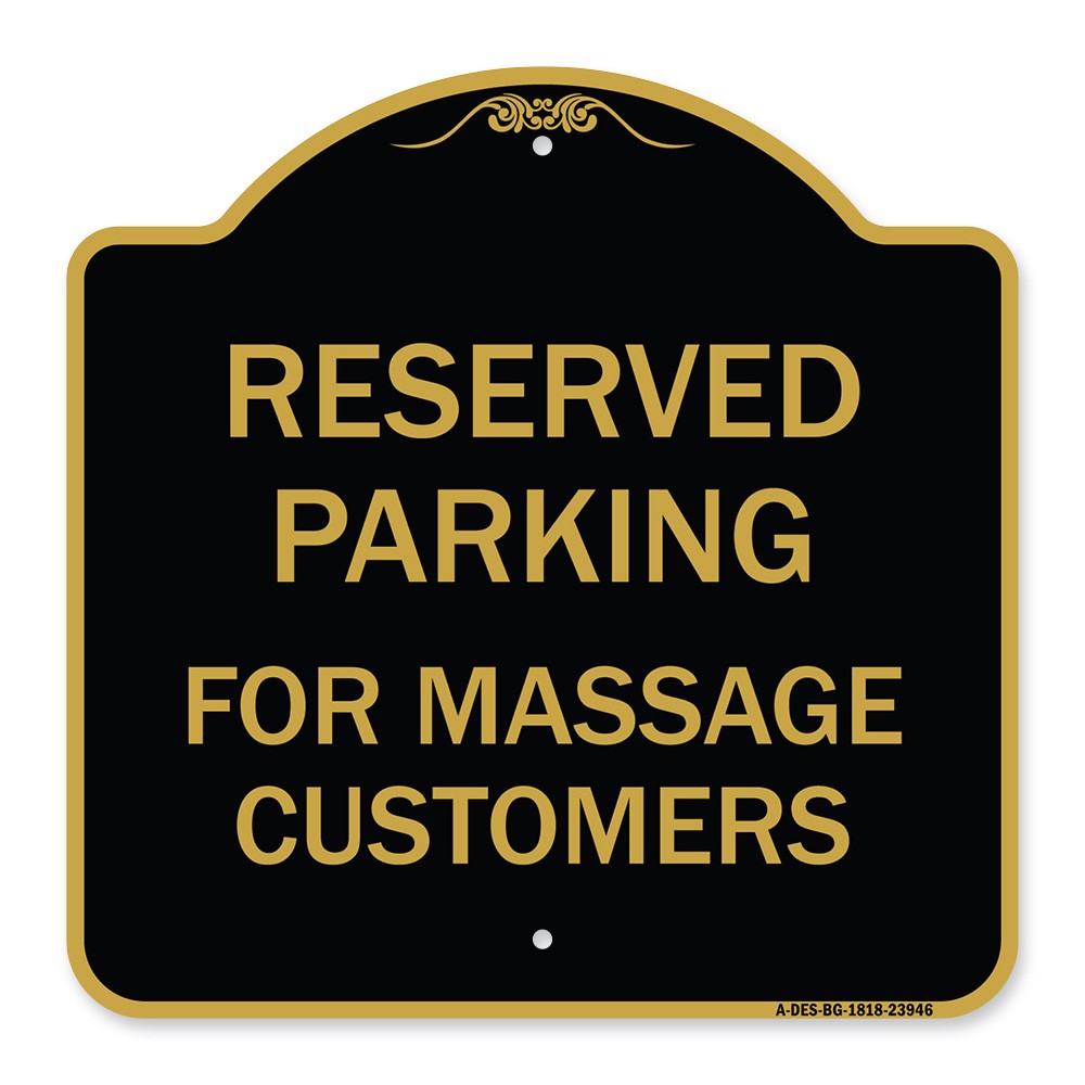 Designer Series – For Massage Customers Heavy Gauge Aluminum Architectural Sign