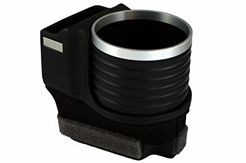 ALCABO Drink Holder Black with Ring and Cup for Porsche 996/986 Left-Hand Drive