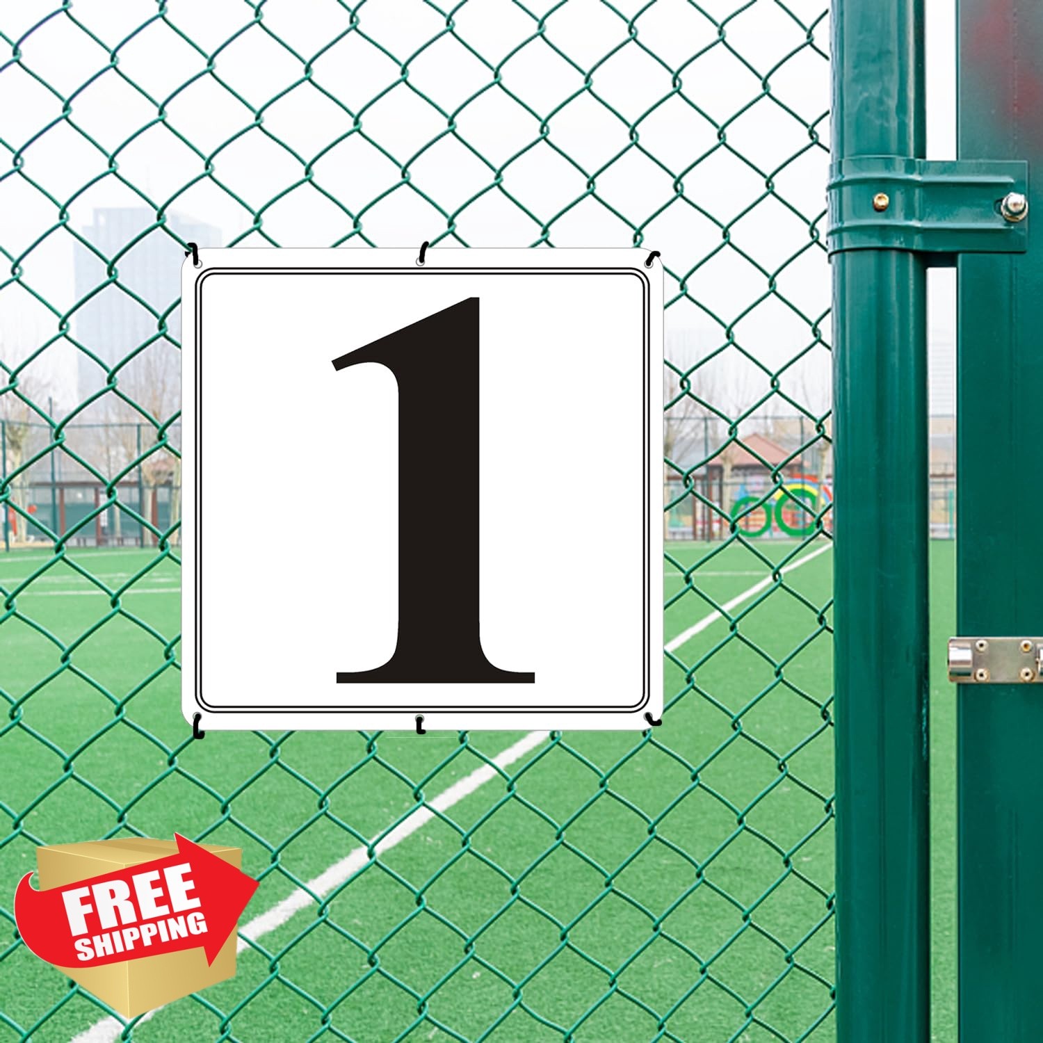 i-CowFun Metal Number Signs 42 Aluminum 12″ Parking
