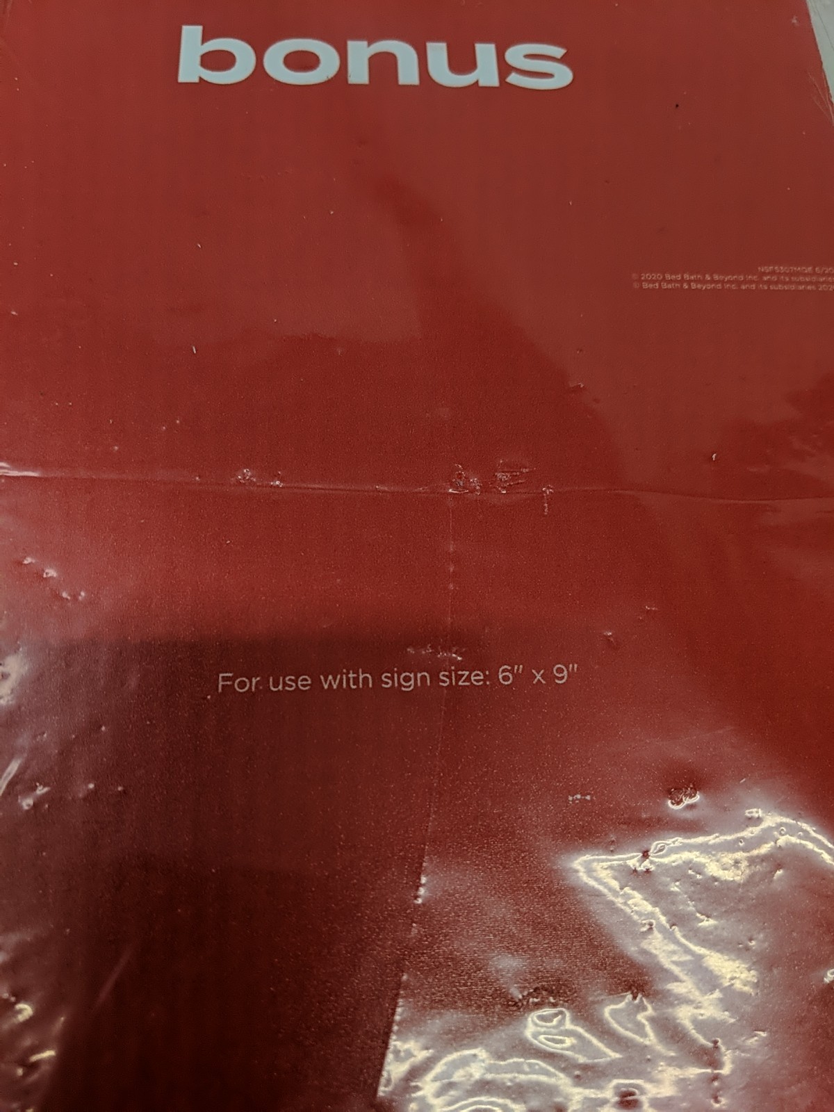 Rebate/Bonus Red Display Tags Sign Size 6″X9″ Lot Of 25 New