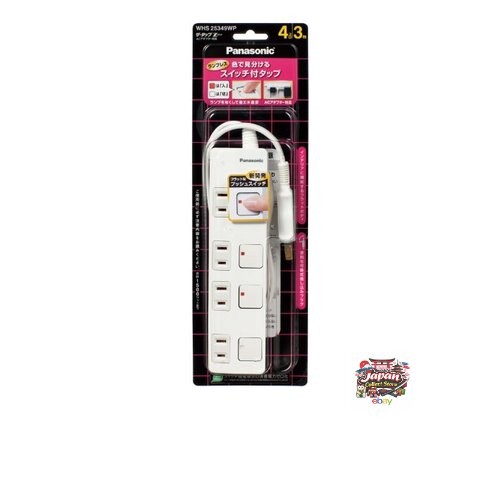 NEW Panasonic The Tap Z AC Adapter Compatible 4-Outlet Power Strip with Snap