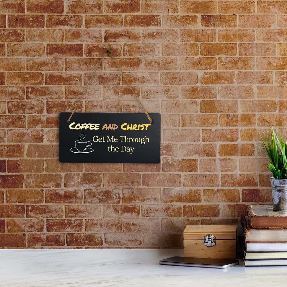 Inspirational and Motivational Religious 5×10 Hanging Plus Wall or Door Sign