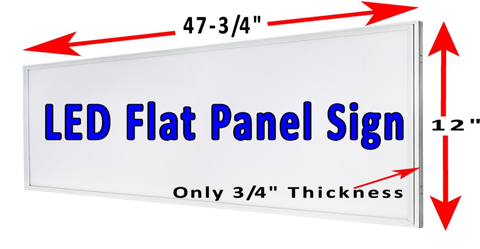 Cell Phone Accessories Sold Here Led light box window sign 48in x 12in