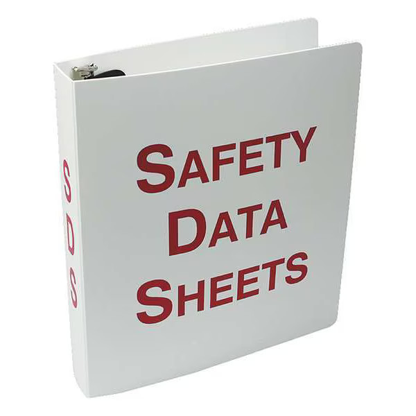 Accuform Binder, Safety Data Sheets, 12 in W, 11 5/8 in H ZRS640 Accuform ZRS640