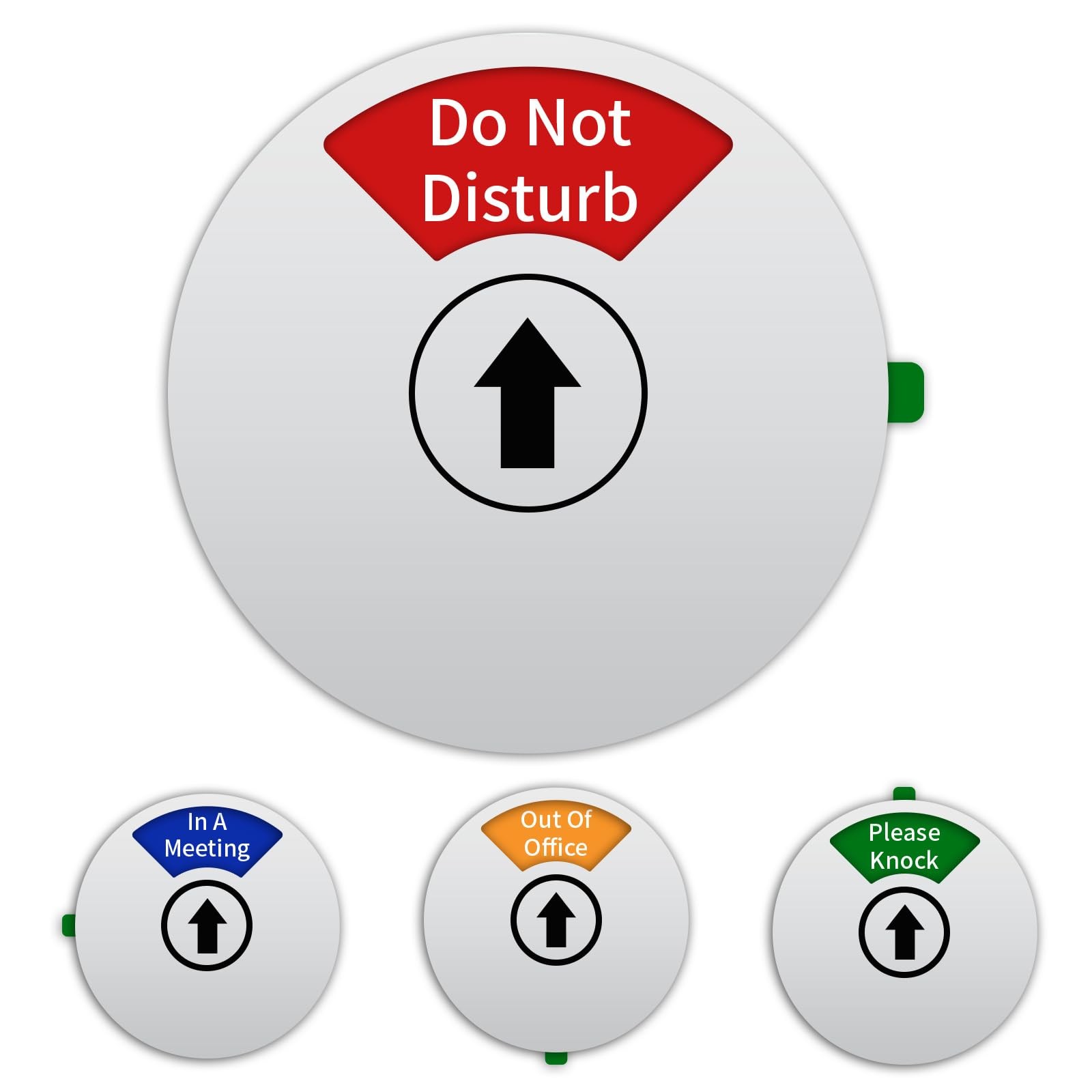 Office Door Sign, Do Not Disturb/Out of Office/In a Meeting/Please Knock, Rot…