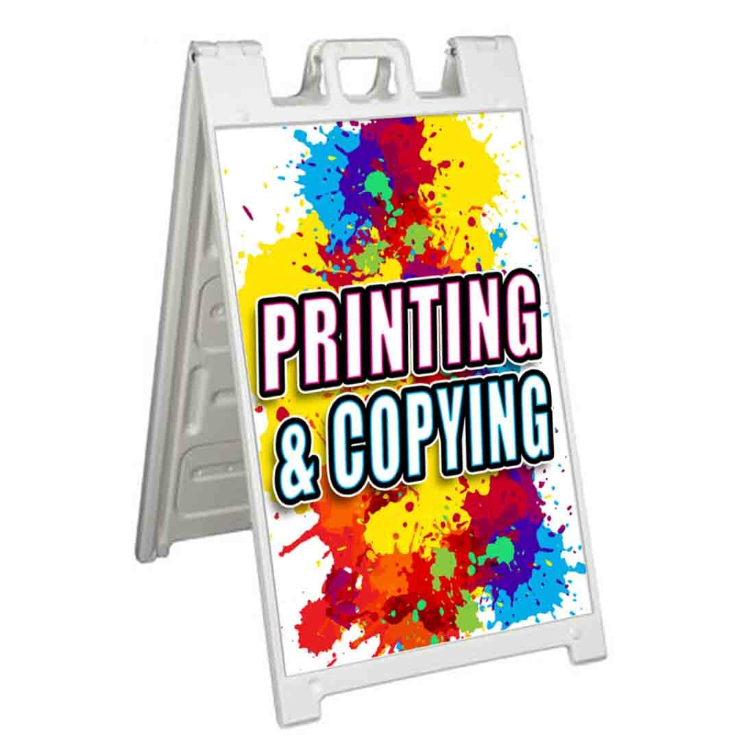 PRINTING AND COPYING Signicade 24×36 Aframe Sidewalk Sign Banner Decal DOCUMENTS