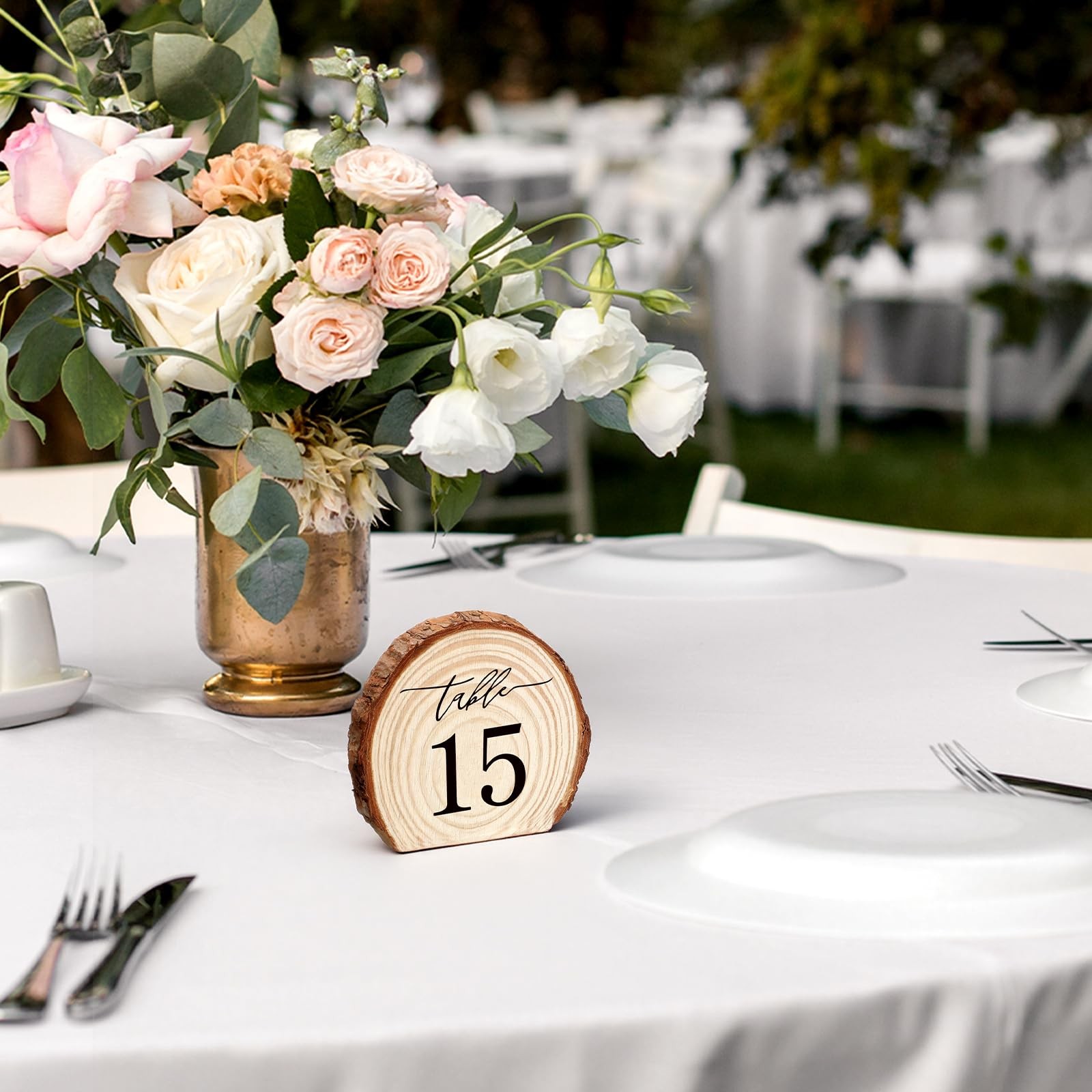 21 PCS Wooden Wedding Table Numbers 120 Centerpieces Restaurant Reception