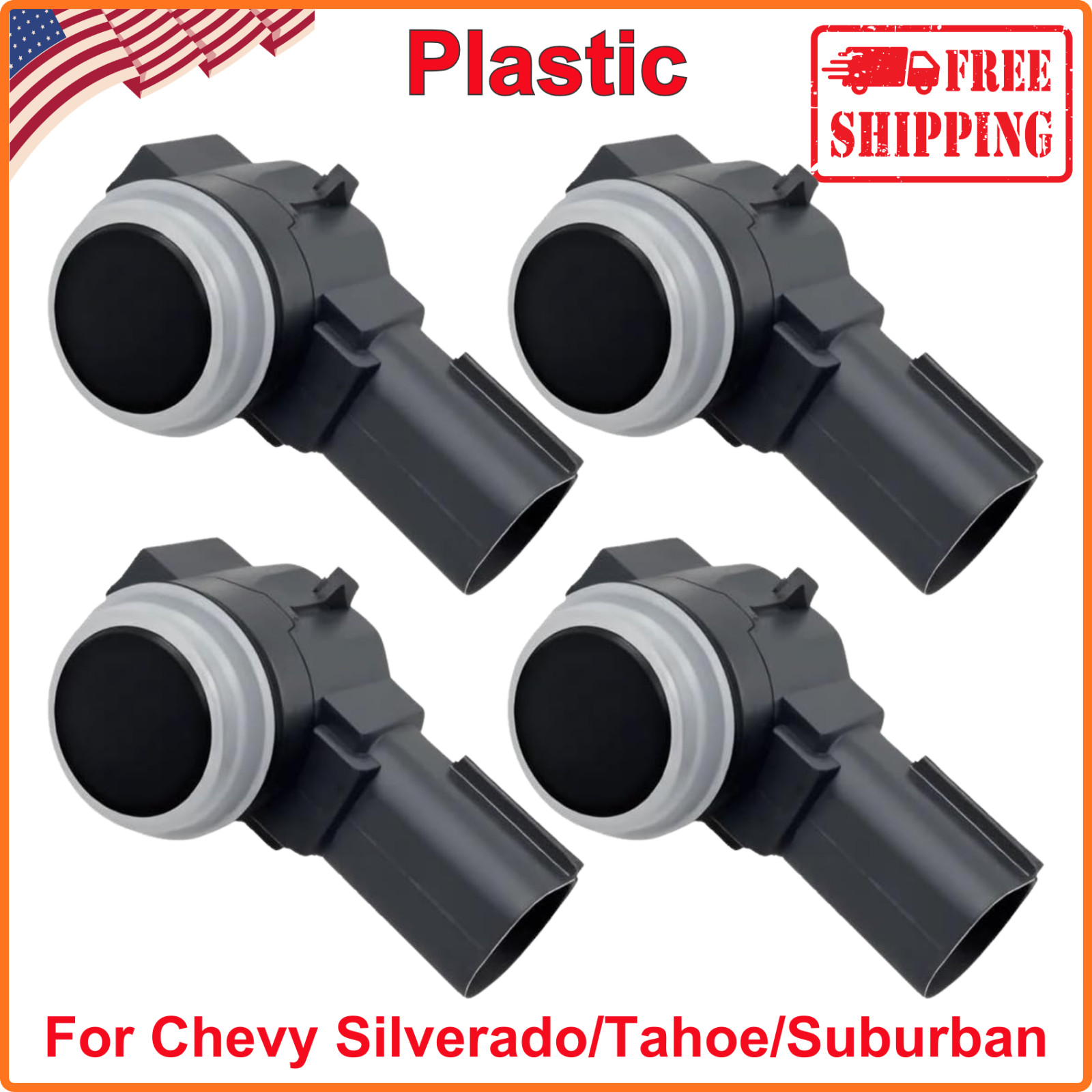 Bumper Park Assist Object Sensor for Chevy Silverado/Tahoe/Suburban Plastic New