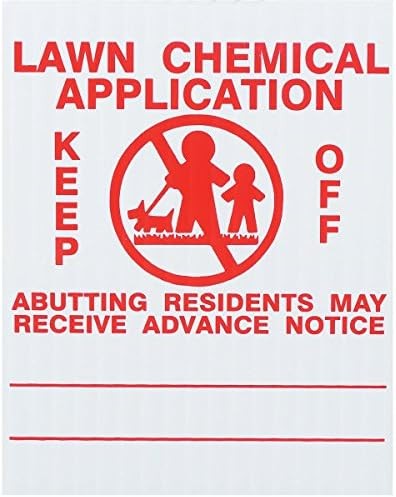 25x Gemplers OH4X5PK Ohio State Pesticide Application Signs – Tough Weatherproof