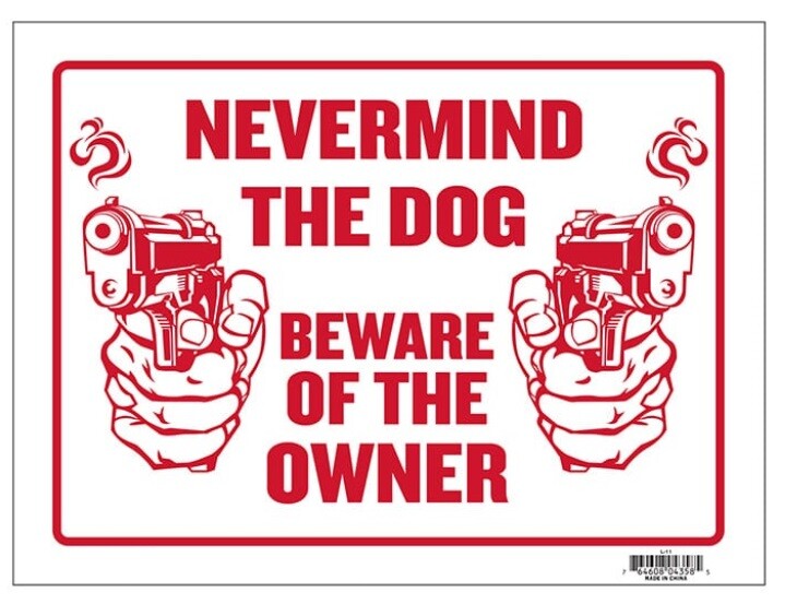 9×12″ In/Outdoor Sign for Home Business Security Waterproof Durable Plastic x5pk