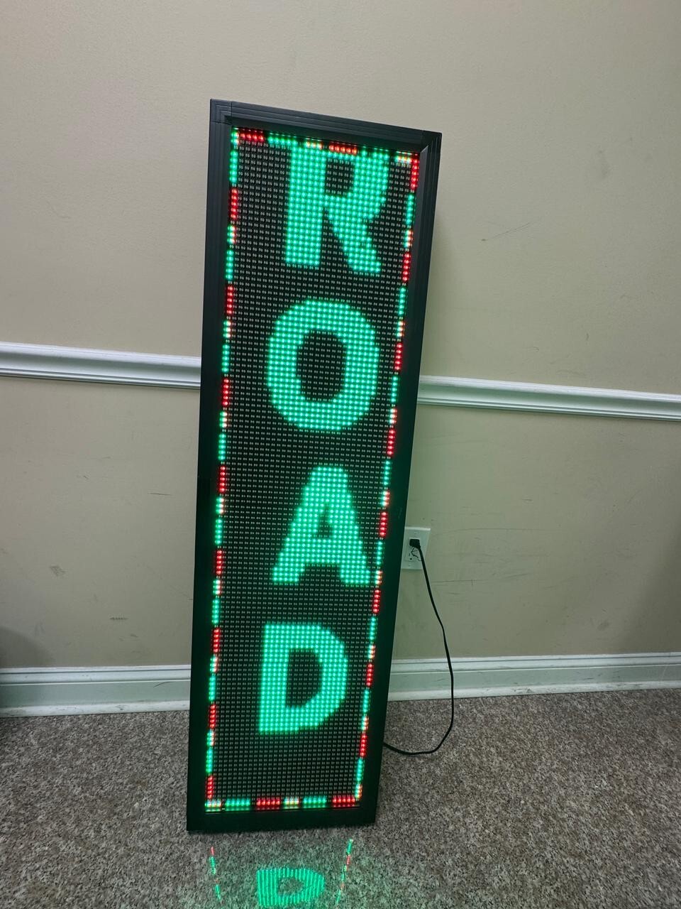 LED PROGRAMMABLE ADVERTISEMENT SIGN BOARD | SIZE 15.5″ x 54.5″