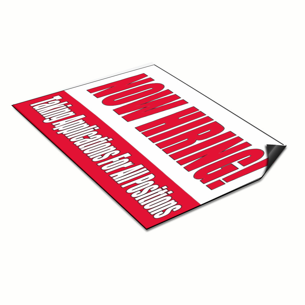 Car Magnet Set of 2 Now Hiring! Taking Applications for Positions