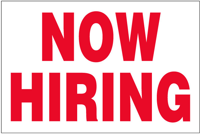 18×36 Inch NOW HIRING Vinyl Banner Sign – wb2L