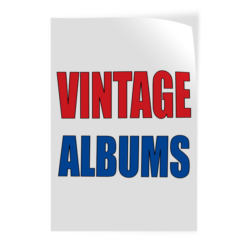 Door Decals Vertical Vinyl Stickers Multiple Sizes Vintage Albums Vinyl Vintage