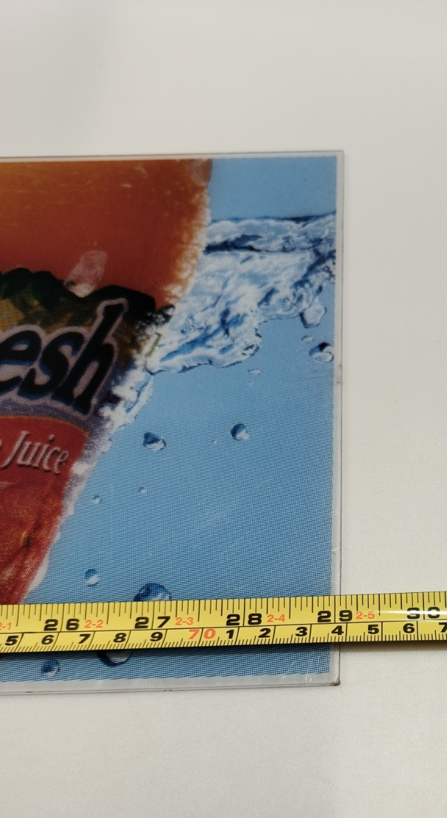 Beverage redemption machine marquee / sign “Everfresh” 29″ x 8.5″ Plexiglass