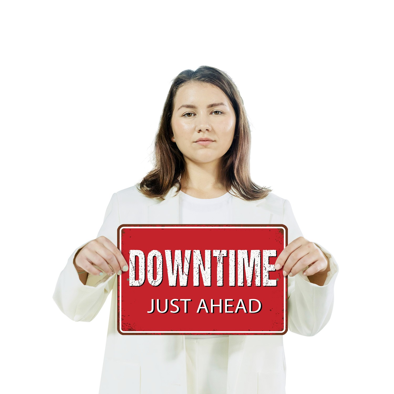 Downtime Just Ahead Sign Relax Recharge Repeat Durable Perfect for Break Rooms