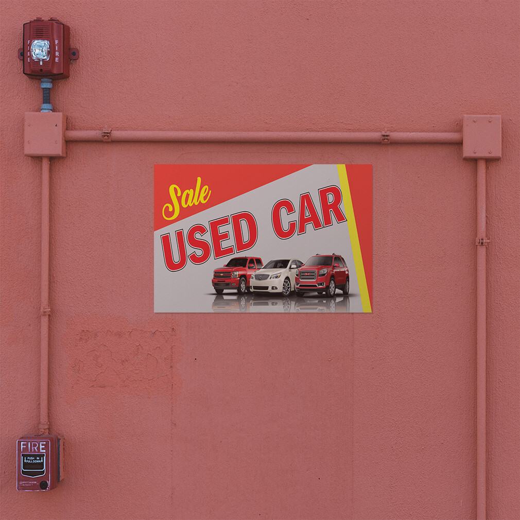 Decal Stickers Sale Used Car Outdoor Advertising Printing Vinyl Store Sign Label