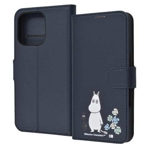 Inglem iPhone 16 Pro Case Moomin Folio Style iPhone 16 Pro Cute Character Simple