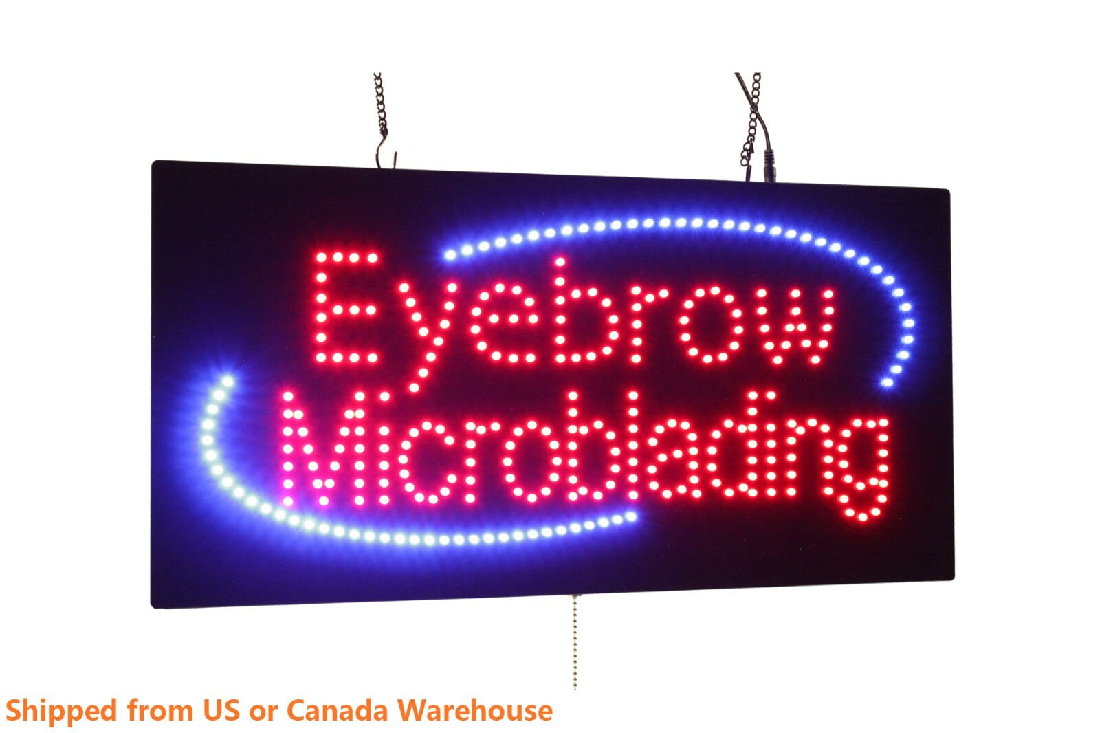 Eyebrow Microblading Sign Neon Sign LED Open Sign Store Sign Business Sign