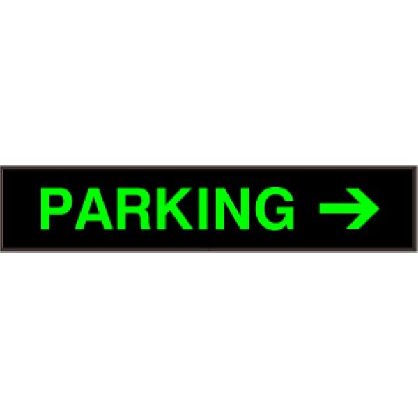 Signal-Tech 41015 PHX734G-I693/120-277VAC PARKING w/Right Arrow Outdoor Sign