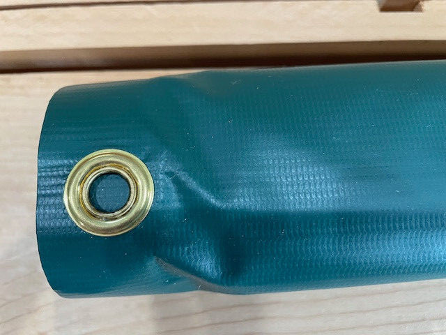 EnduraMax Blank (Green or Blue) Banner with Grommets, Heat fused seams 10-13 oz