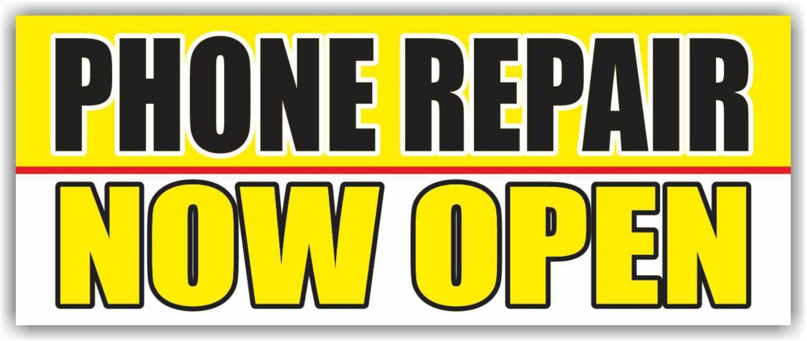 Phone Repair Open Advertising Banner Vinyl Sign Cell Phones Service Diagnostics