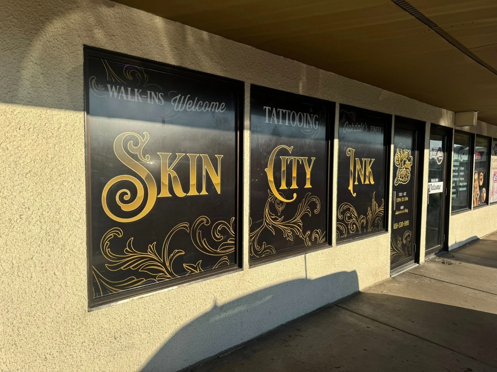 QUOTE: Custom Window Decals for Tattoo Shops / Perforated One Way Vision
