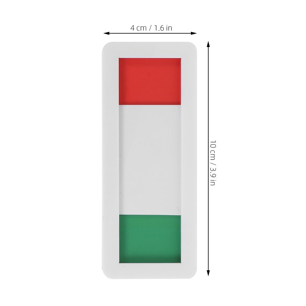 15 PCS Office Nonscratch Signboard Sliding Door Indicator Red Green Vacant