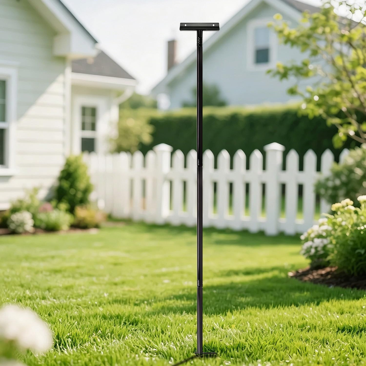 Heavy Duty Metal Stake – 1 Pack – 51 Inches Long Metal Sign Posts for Yard