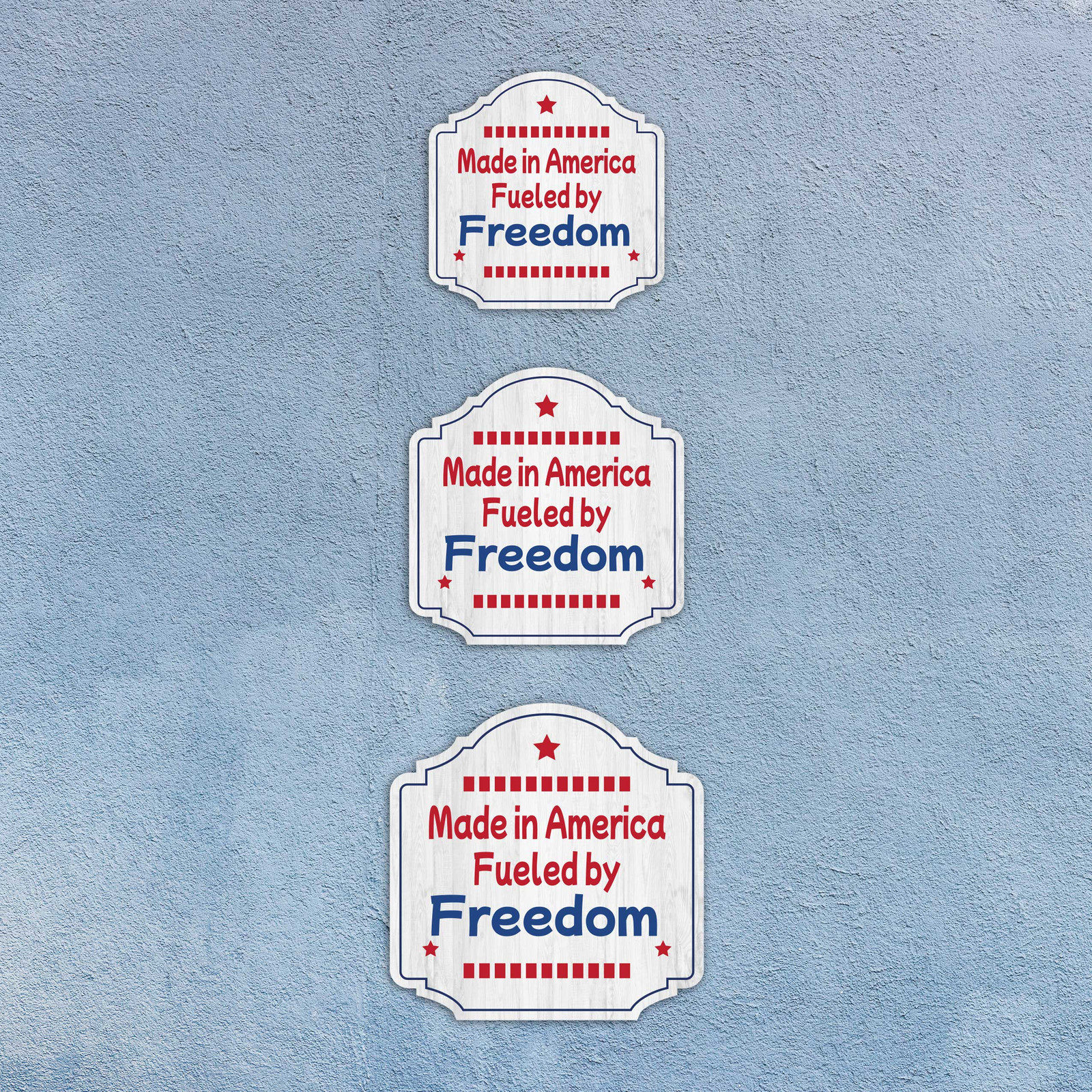 Heritage Plus Made in America, Fueled by Freedom Wall or Door Sign