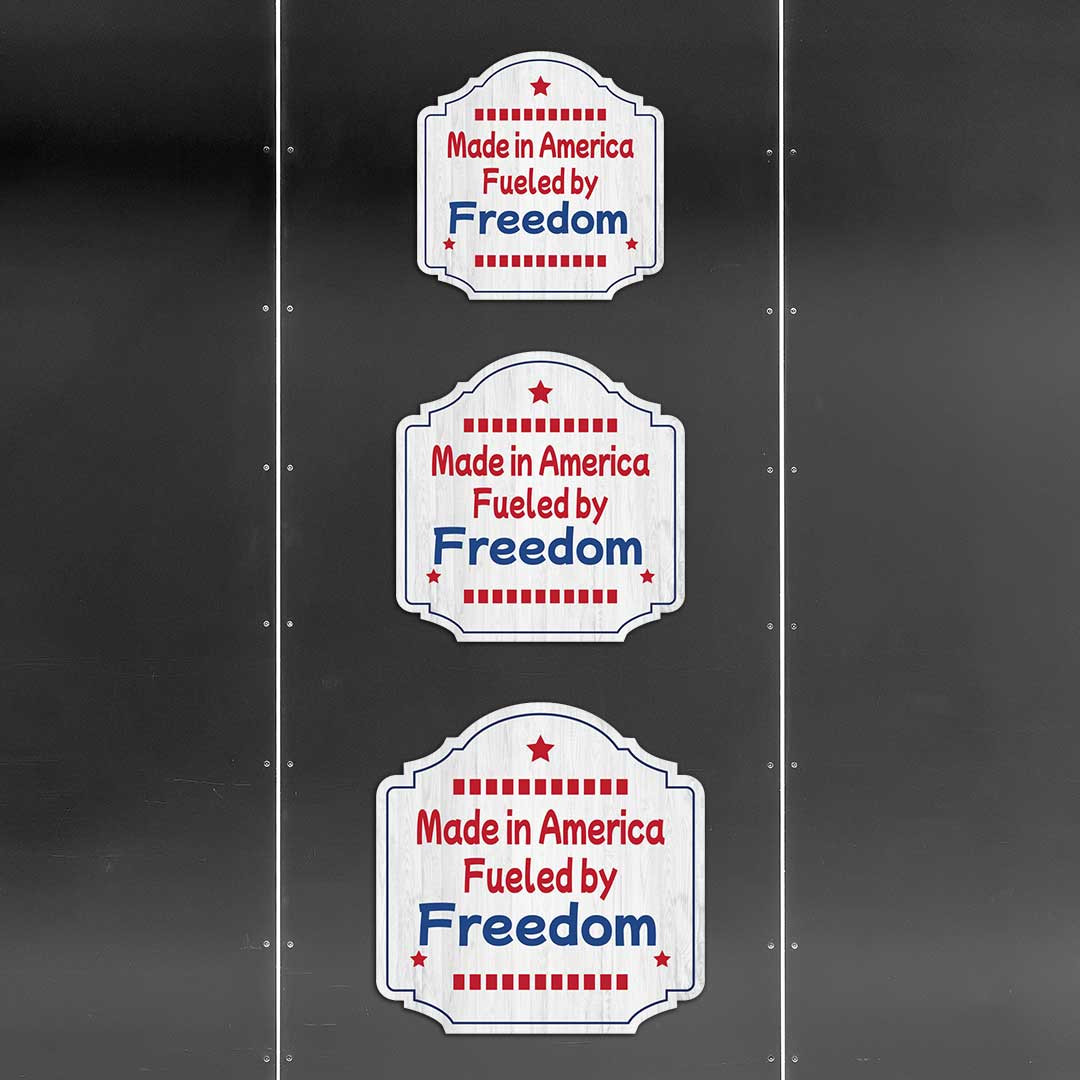 Heritage Plus Made in America, Fueled by Freedom Wall or Door Sign