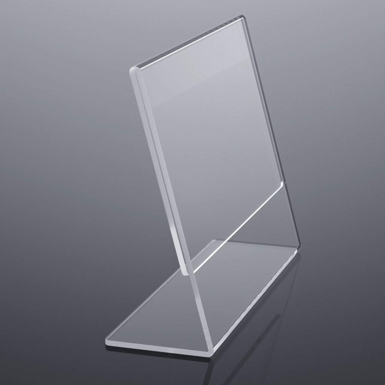 NIUBEE Acrylic Sign Holder 8.5×11 Inches 3 Pack Landscape, 8.5×11″, Clear