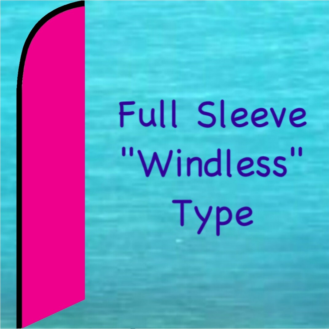 SOLID MAGENTA WINDLESS BANNER FLAG Advertising Events Feather Swooper Flutter