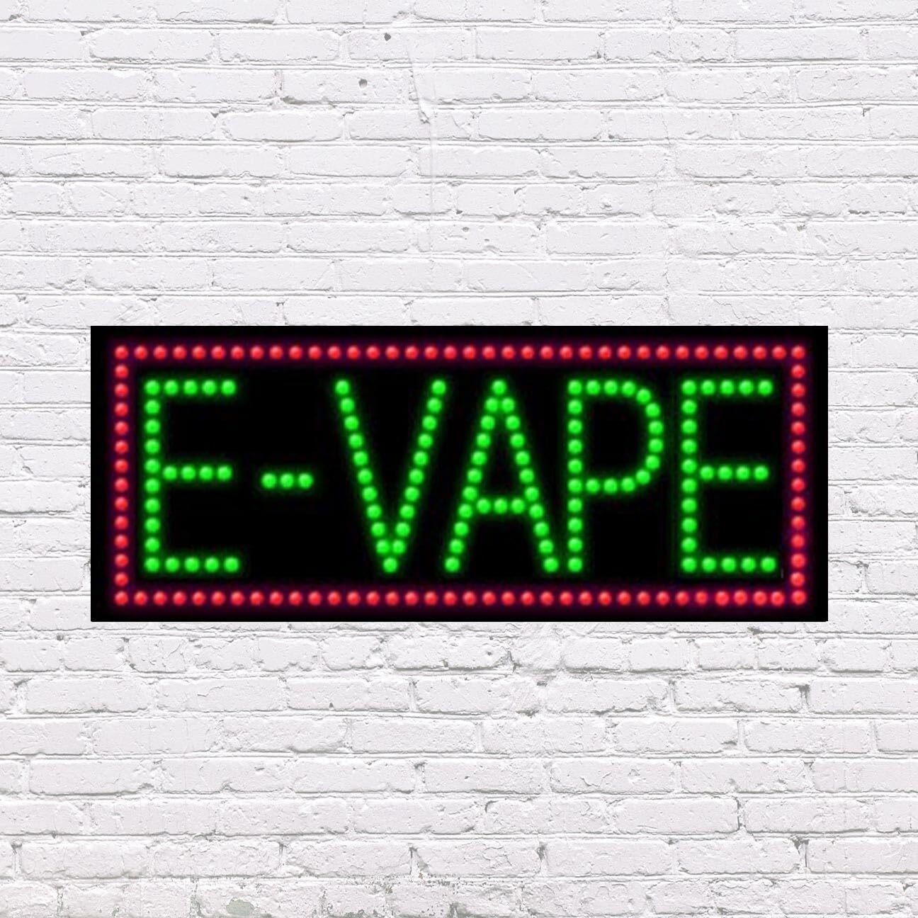 LED E-Vape Sign | Light Up Sign | 11″H x 27″W x 2″D