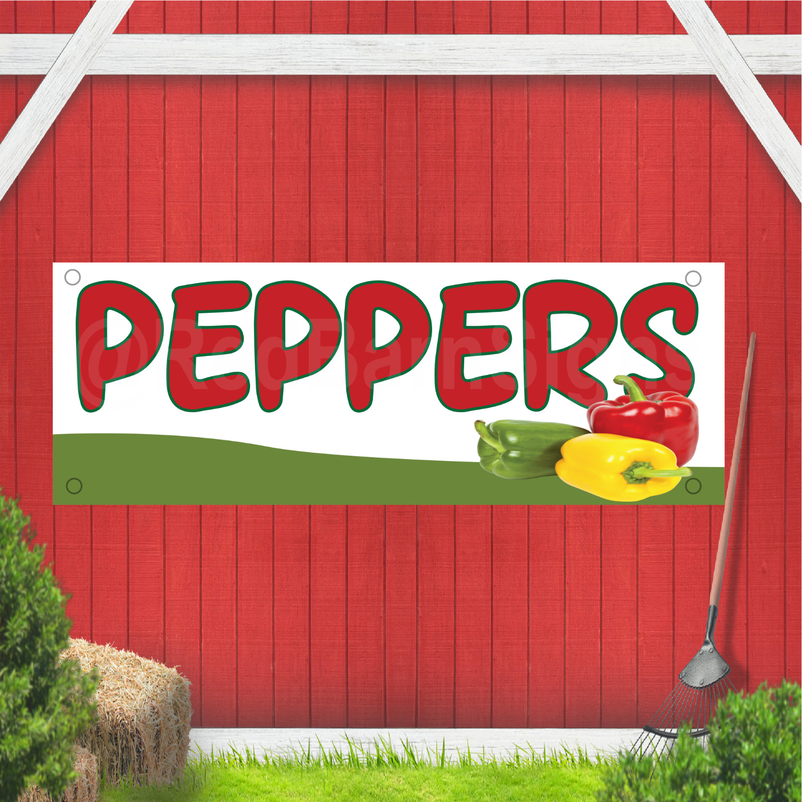 Peppers Indoor Outdoor Vinyl Banner Design