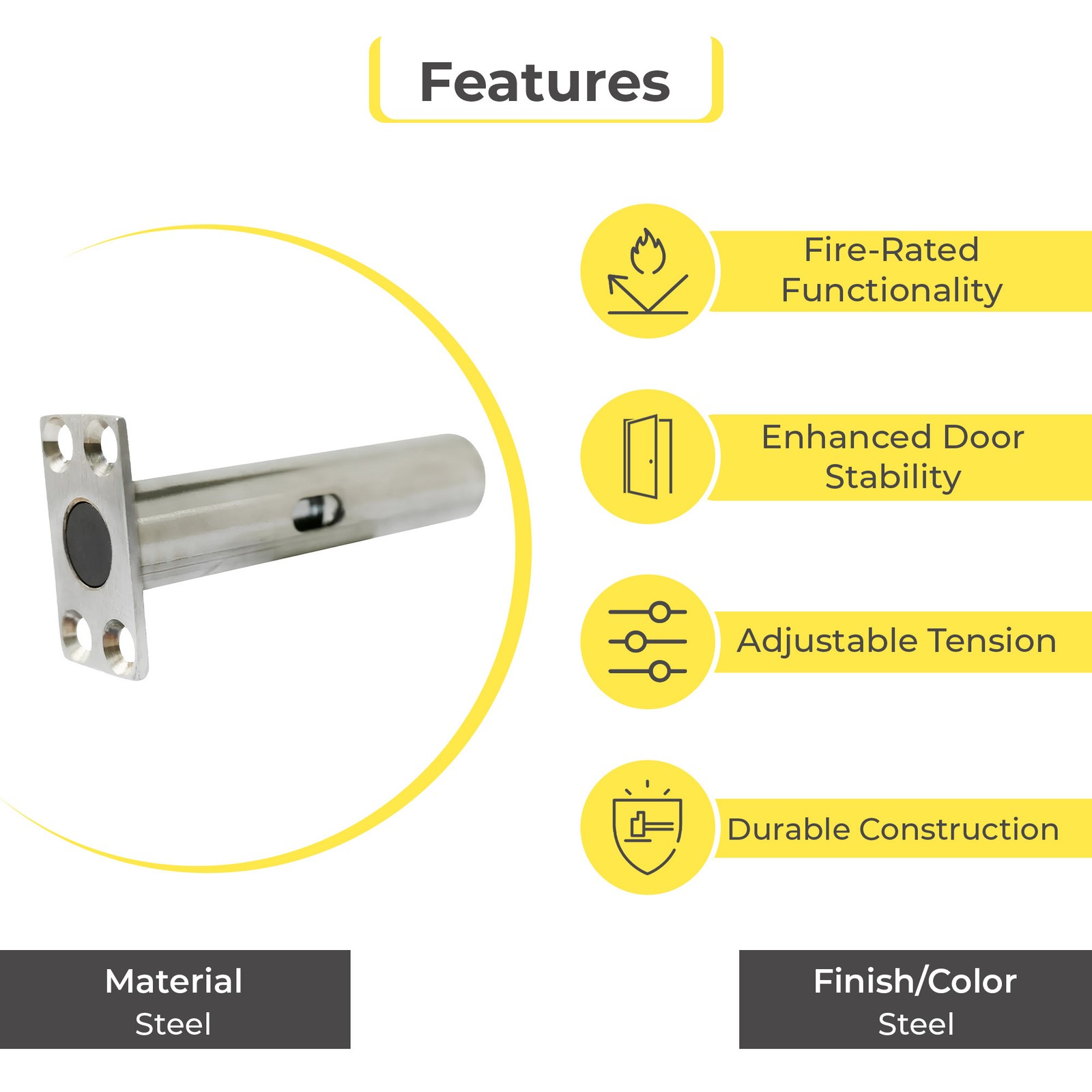 Pamex EF5000/AFL Auxiliary Fire Bolt for Less Bottom Rod