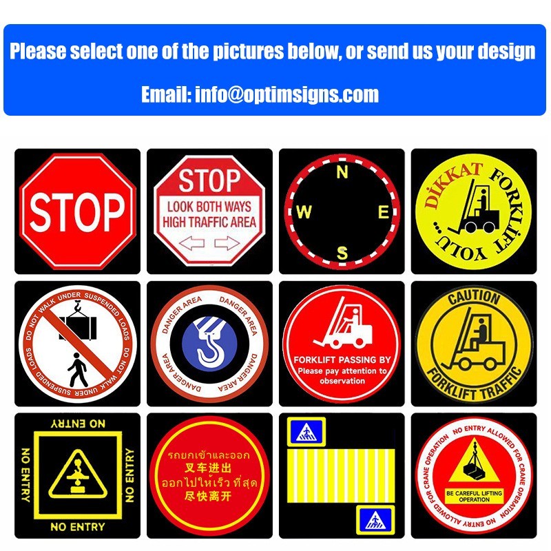 DC 10-80V 20W Customized LED Logo Gobo Projector Warning Sign for Forklift Truck