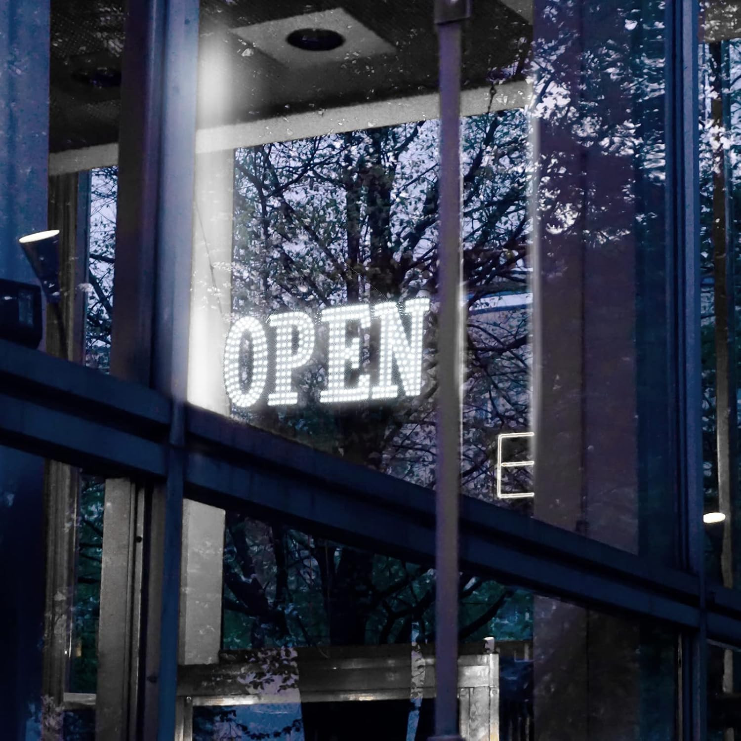30″X10″ LED Open Sign with Remote, 10 Brightness Levels for High Visibility