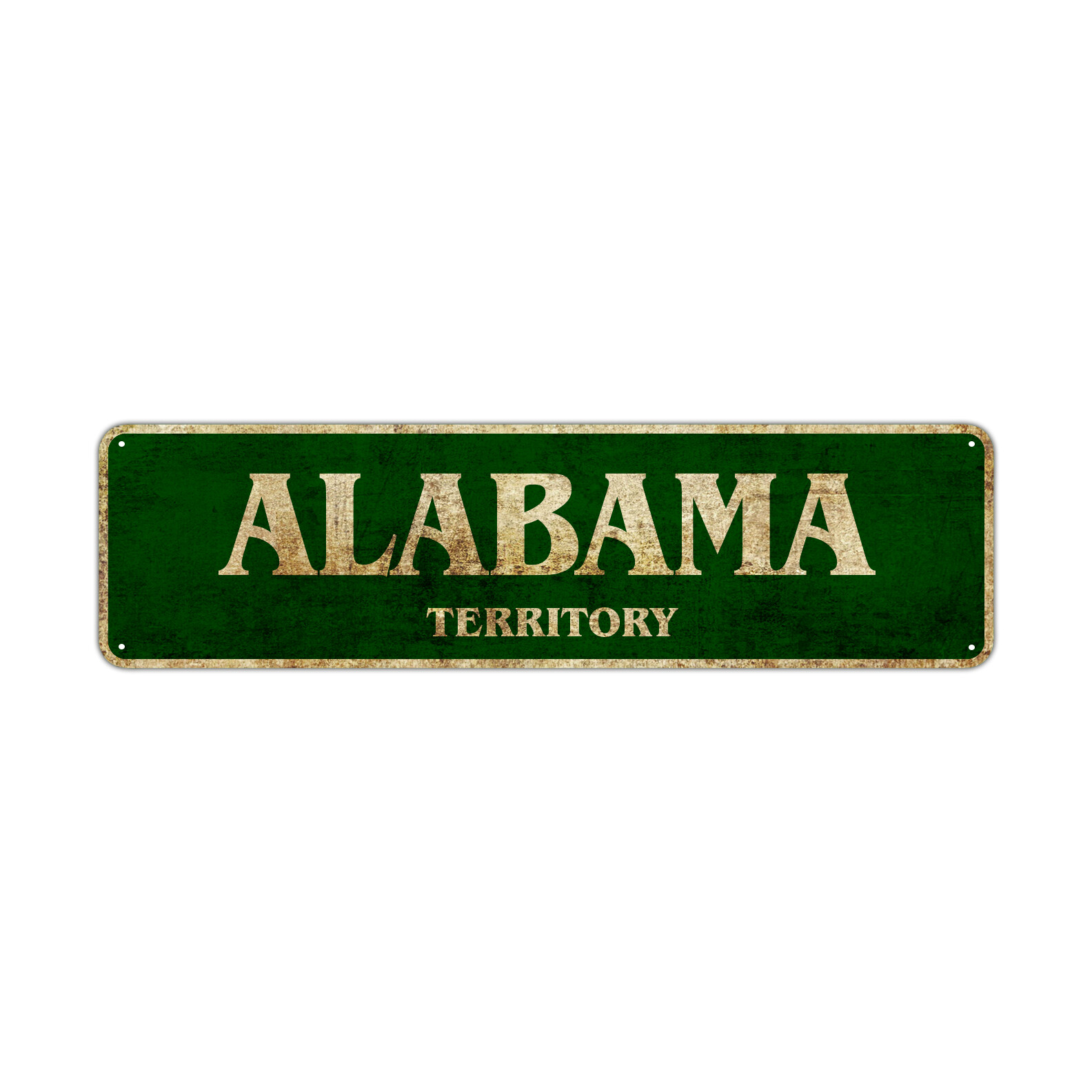 Alabama Street Sign| Farmhouse Garage Bar Pub Vintage Décor US State Metal Sign