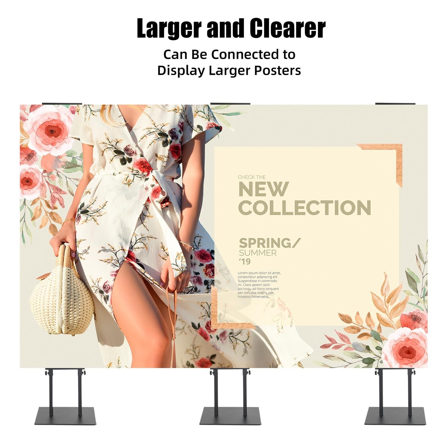 Poster Board Stand for Display, Heavy Duty Floor Sign Holder for Foam Board |…