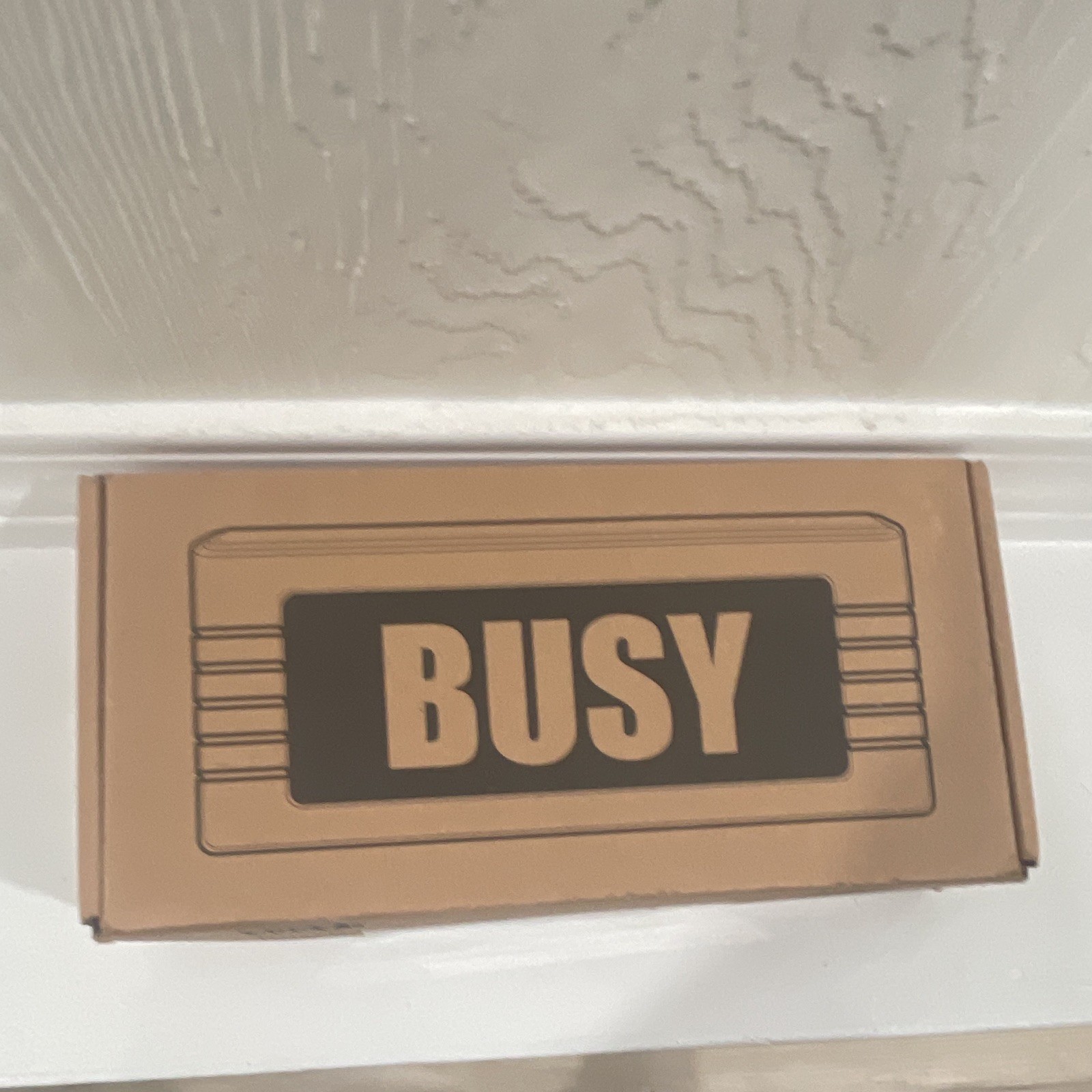 BusyBox R Smart Office Sign Black Bluetooth Wi-Fi Remote Control Covers