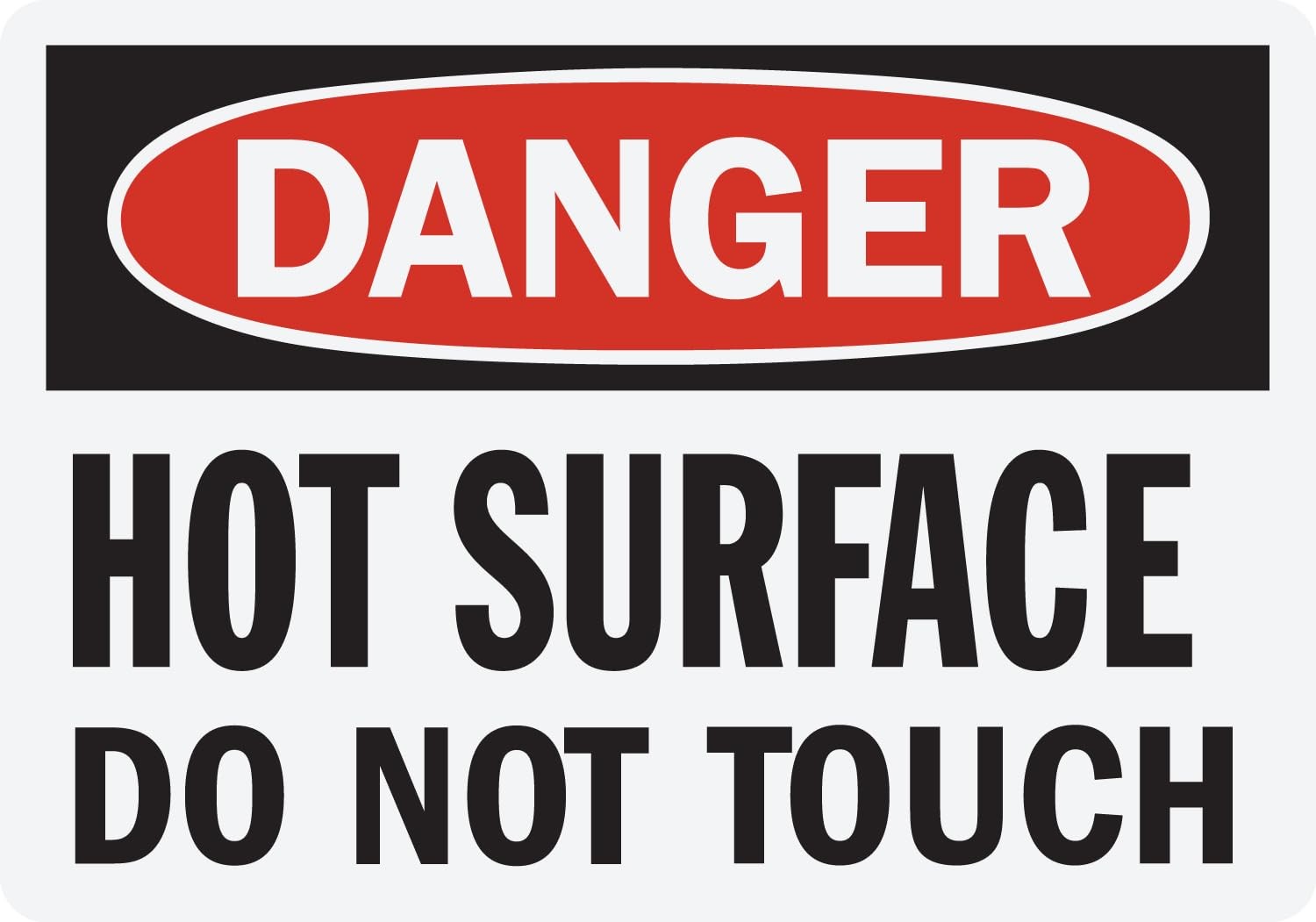 StickerJet Safety Compliance Stickers 5-Pack Vinyl Warehouse Industrial Signs