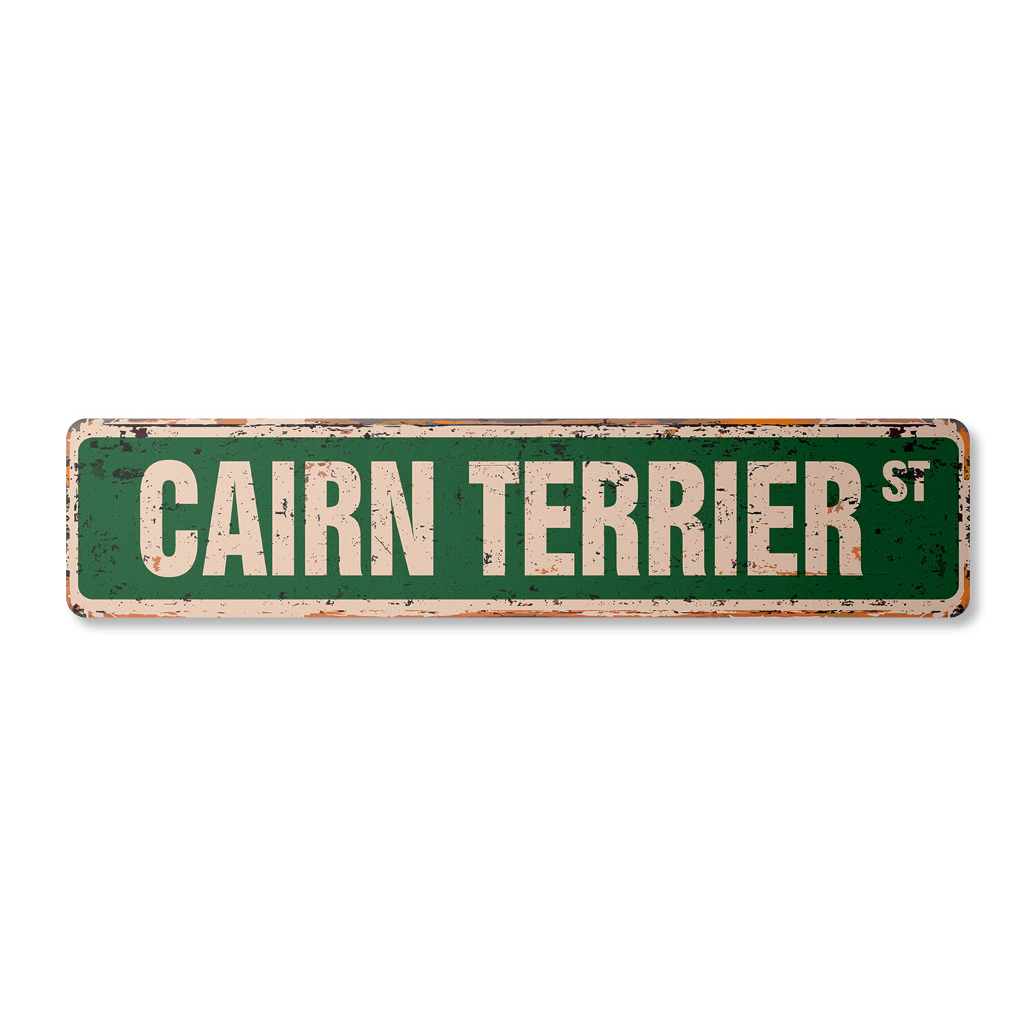 CAIRN TERRIER Vintage Street Sign dog lover great veterinarian kennel