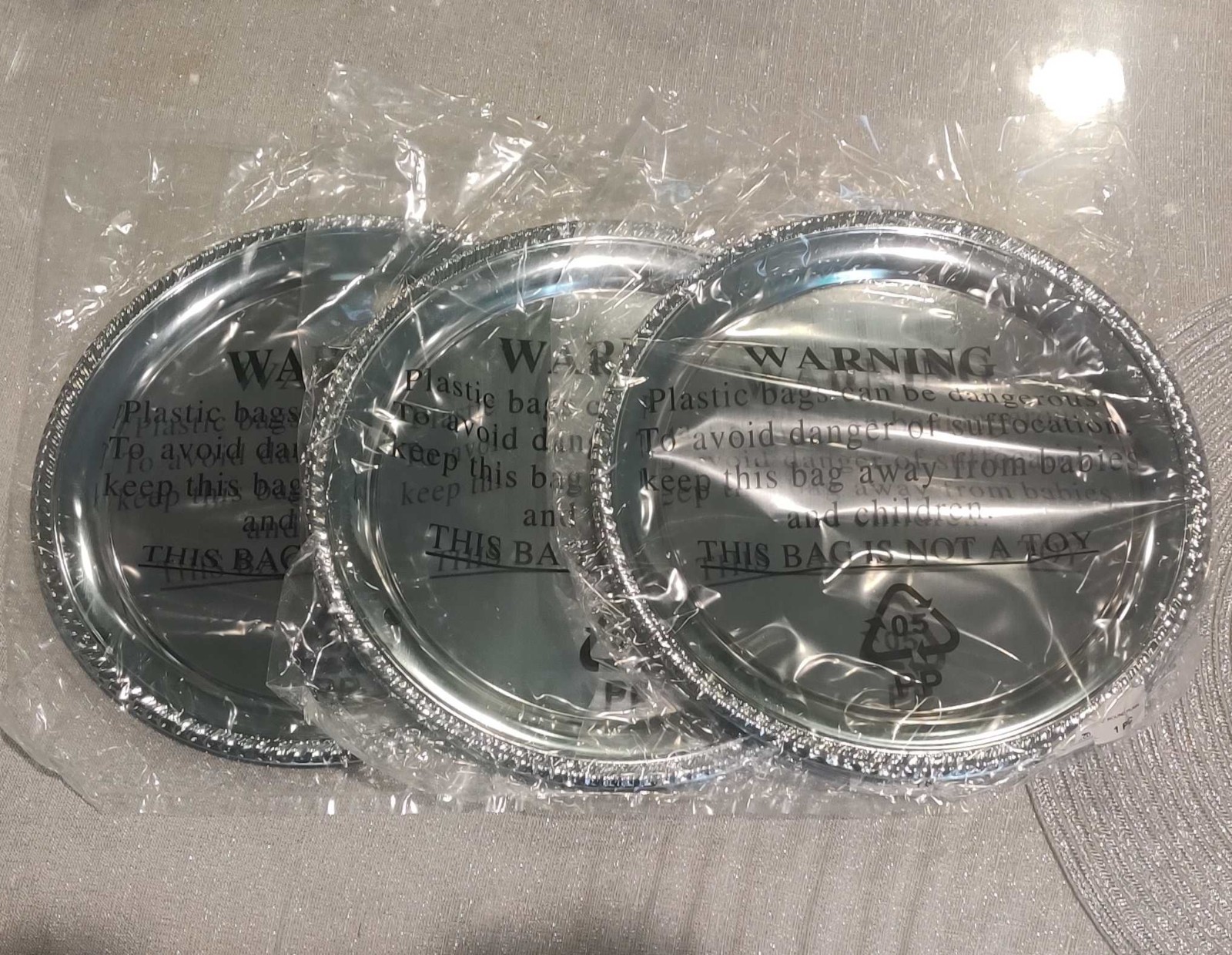Chrome Plated Round Blank Tray Award 10″ Mirror finish for engraving T3010