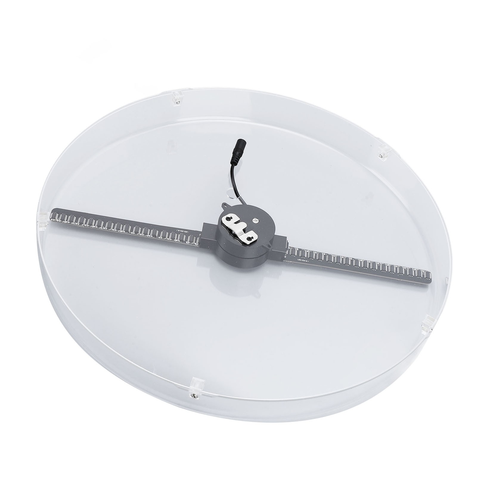 3D Holographic Fan 224 LED Quiet Operating Portable Versatile Hologram Adve IMOB