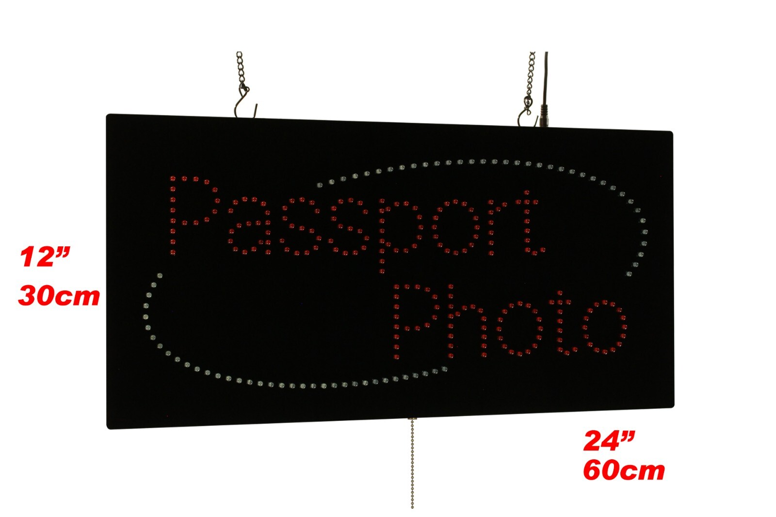 Passport Photo Sign,TOPKING Signage,LED Neon Open,Store,Window,Shop,Business