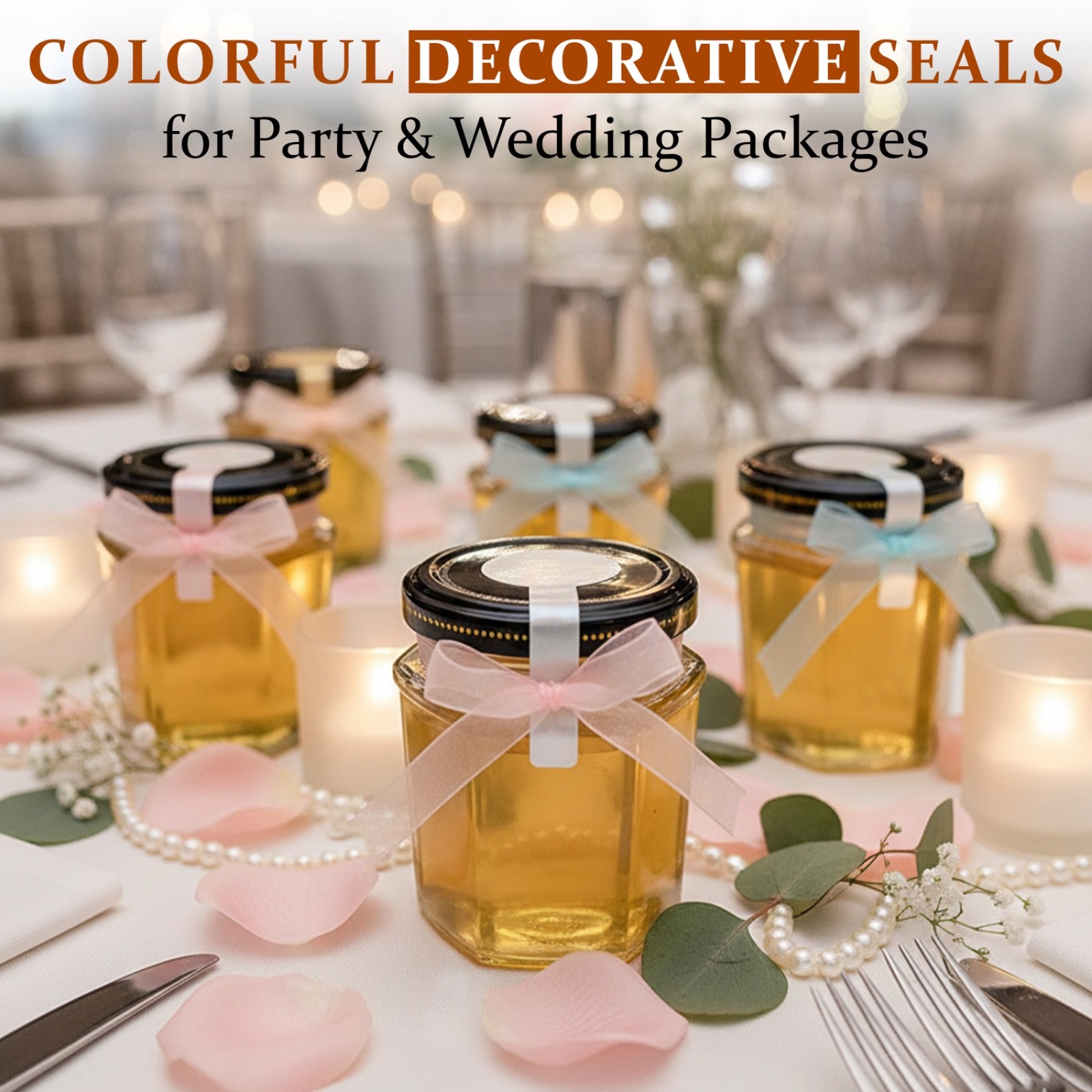 Jar Seal Stickers 5 sizes + 5 Colours Lollipop Shaped Tamper Proof / Evident