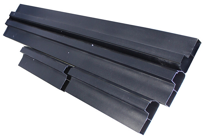 4 Pcs Aluminum Alloy LED Panel Frame for LED Sign Black Color