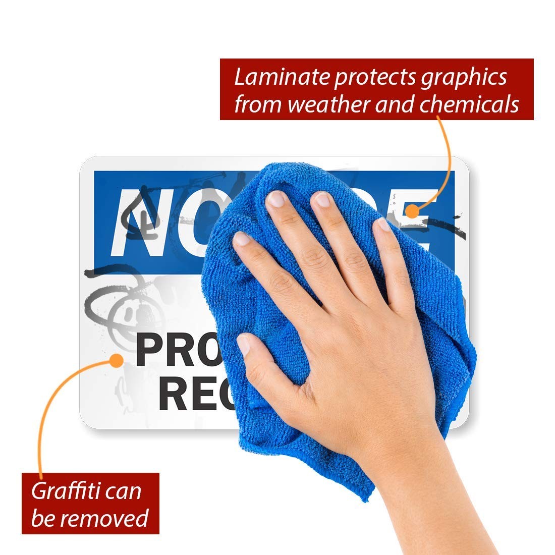 7″x10″ U9-1530-ND_7x10 “Notice – Eye Protection Required” Label Laminated