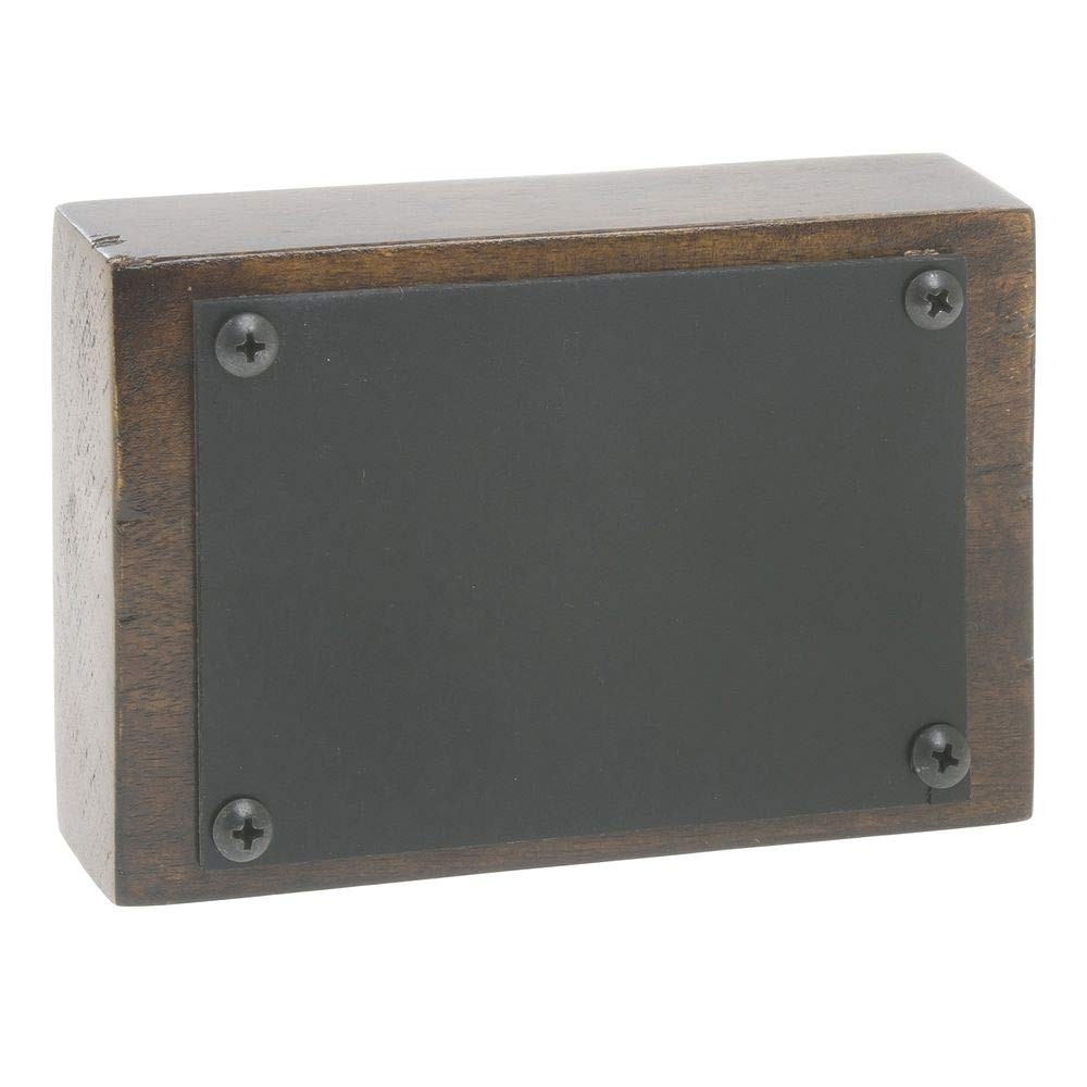 HUBERT® Chalkboard Sign Mango Wood Block – 6″L x 1 3/4″W x 4″H